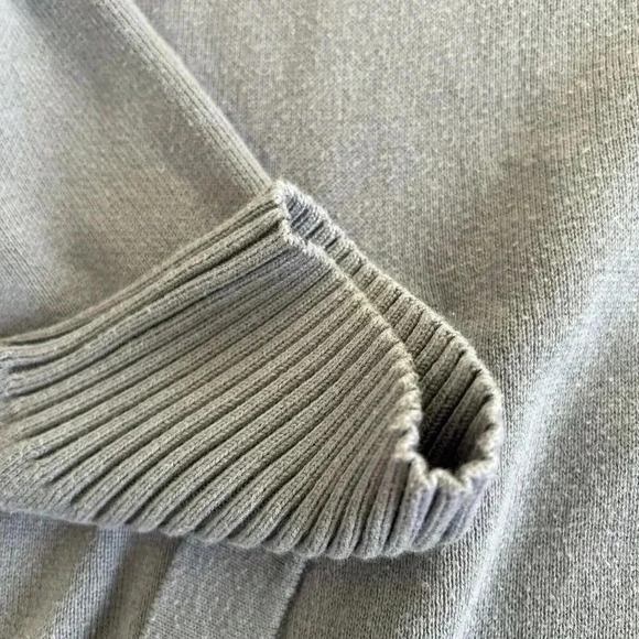 KIN Hoodie Blue Grey Pullover Oversized High Low Hem Kangaroo Size Large - Picture 8 of 11